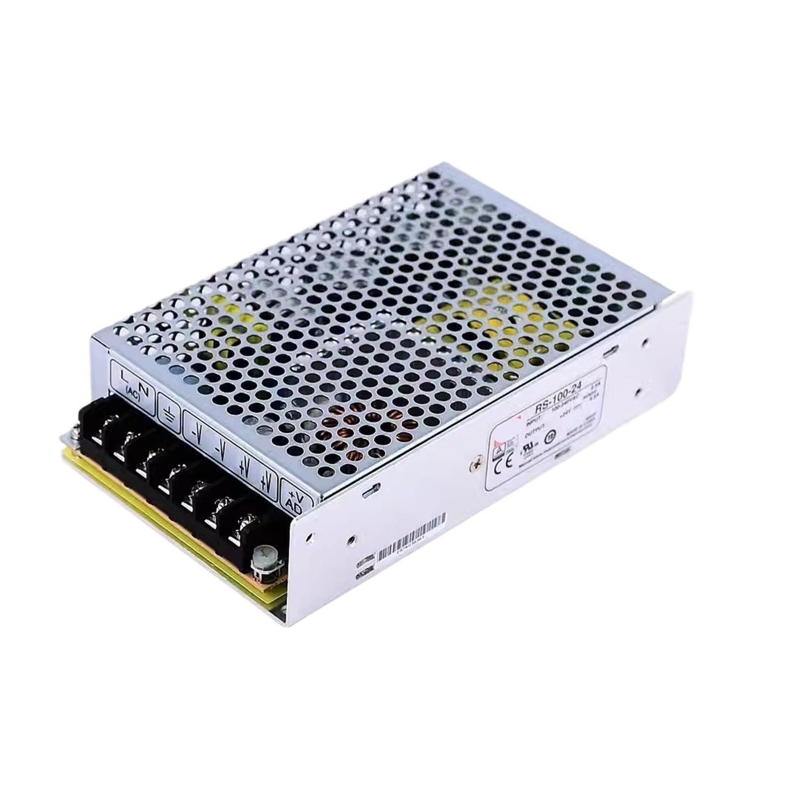 GJEXXPTST RS-100-3.3 RS-100-5 RS-100-12 RS-100-15 RS-100-24 RS-100-48 Single Output Switching Power Supply 5V/12V/48V/24V(RS-100-48)