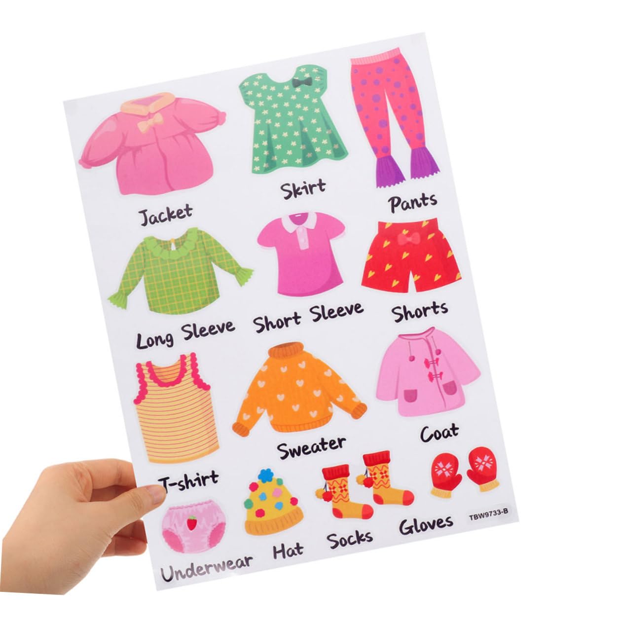 Abaodam 8sets Etichette Adesive Per Abbigliamento Set Decalcomanie Per Ordinare e Adatte Per e Adulti Facili Usare e Rimuovere Per Stoccaggio e Classificazione