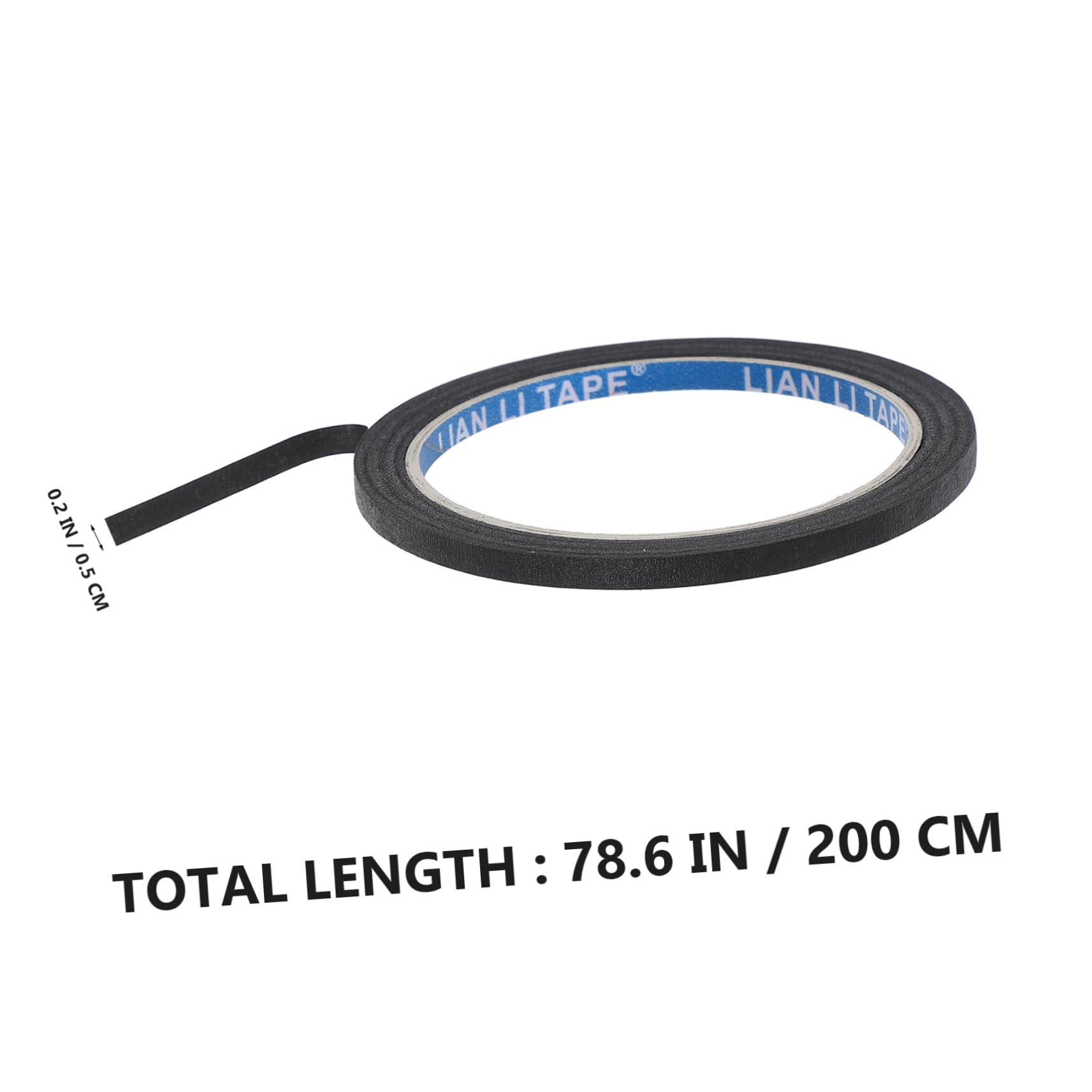 FUNOMOCYA Masking Tape 10 Rolls Adhesive Car Spraying Tape for Art Automotive Use