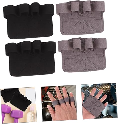 Miniatura 9 de NOLITOY 2 Pairs Non-Slip Weightlifting Gloves with Breathable Palm Pads for Men Women Pull Up Hand Grips for Gym Biking Hiking Skateboarding Workout