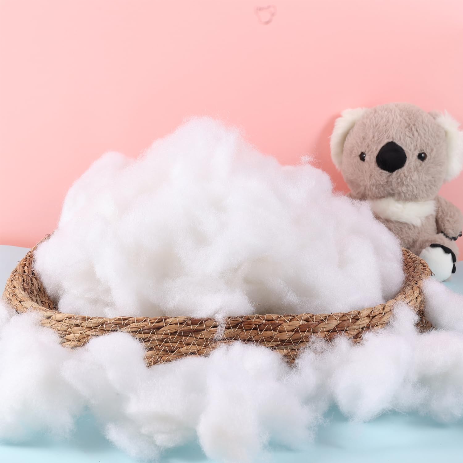 Fibra Hueca Siliconada Relleno Para Peluches Rellenos Cojín Fibra