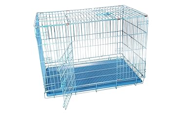 Dog Cage 36 inch Blue