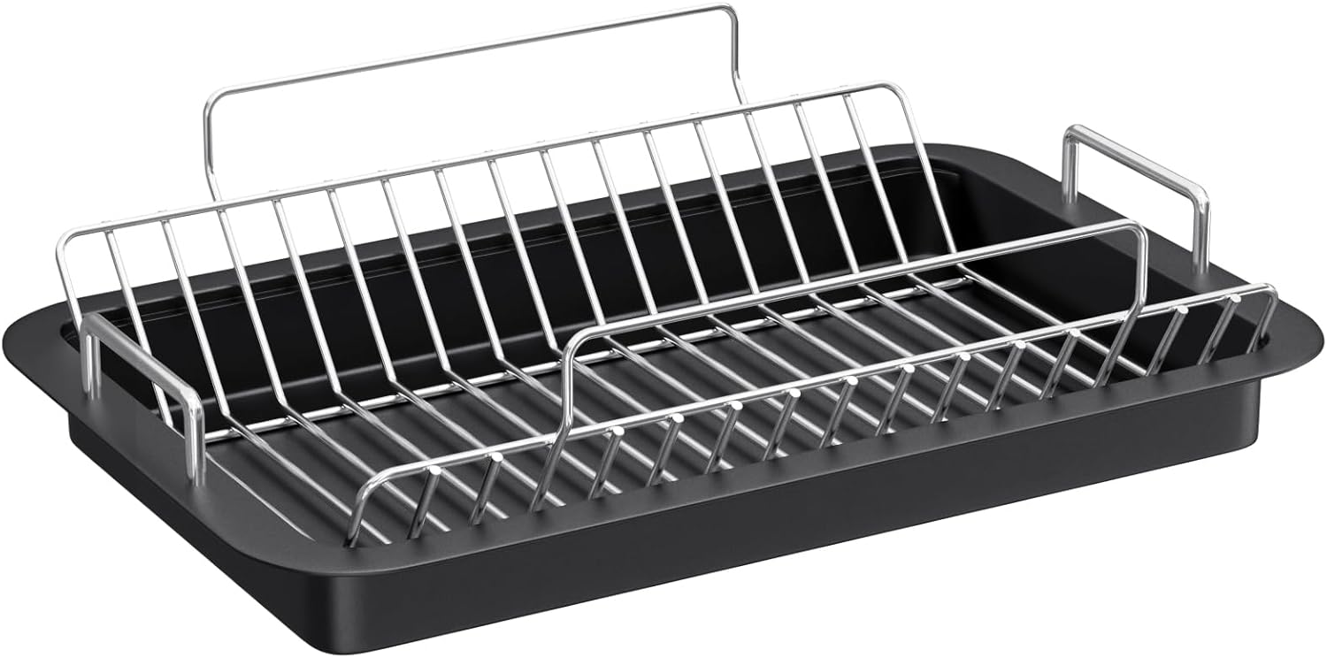 Turkey Roasting Pan with Rack, Nonstick Turkey Roaster Pan