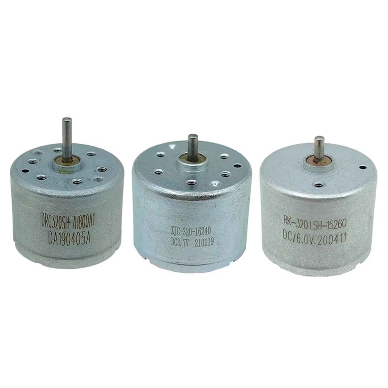 ANERTQUIH DC 3.7V 6V 12V 320 Motor 24mm Mute Round Spindle 1Pcs(Model B)