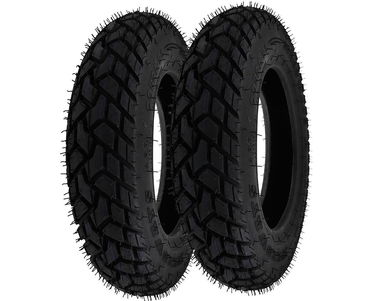 2EXTREME Speedways Reifen Set 3.50-10 51J TT/TL – Set aus 2 Rollerreifen 10 Zoll – kompatibel mit Vespa ET2, ET4, GTS, LX, Primavera, Sprint, PX, PK, S