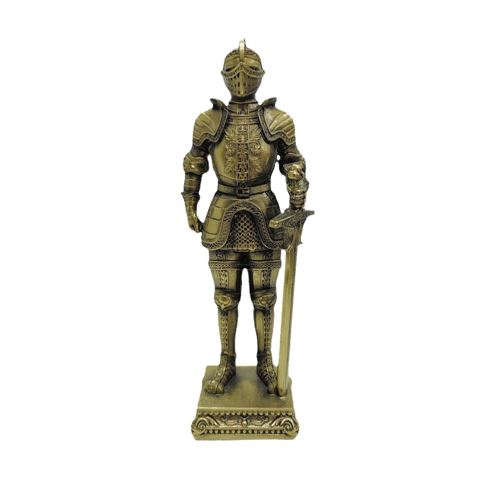 Amazon.co.jp: KLKCMS 中世の騎士の像、騎士の飾りコレクション 