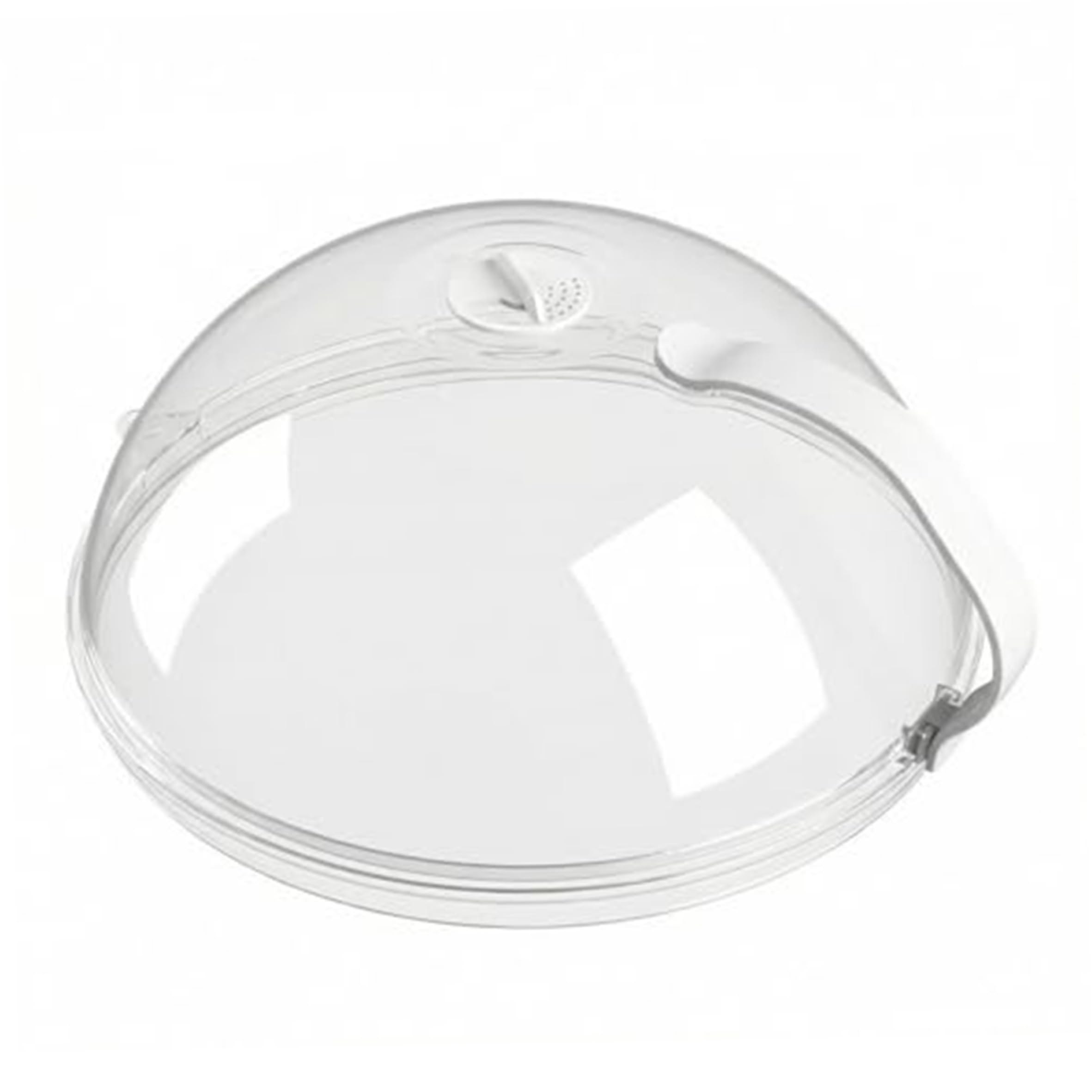 Xoeryoy Microwave Lid, 10 Inch Food-Grade Heat-Resistant Microwave Cover with Handle, Splatter-Proof & Transparent for Kitchen