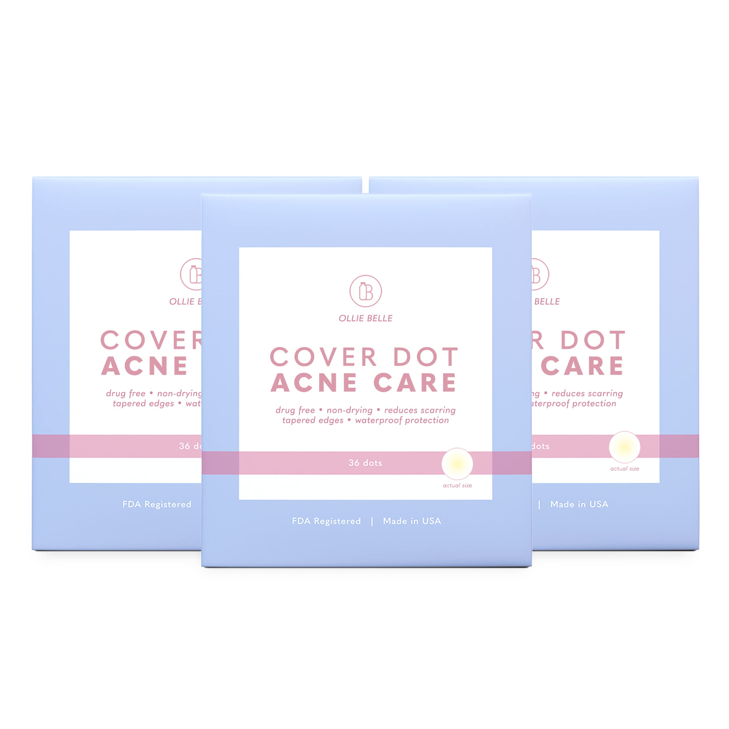 SMARTMED Cover Dot Acne Care (108 dots) Skin Blemish Treatment with Hydrocolloid | Oil and Pimple Absorbing | Latex-Free