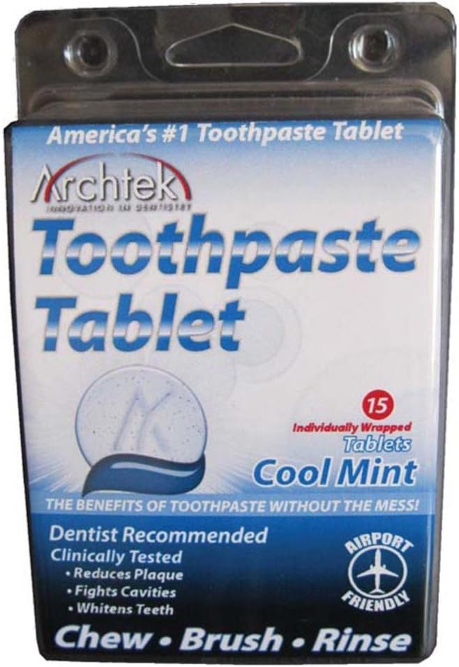 Toothpaste Tablet Mint 15pk Archtek Health & Household