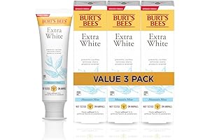 Burt's Bees Naturally White Charcoal Teeth Whitening Toothpaste