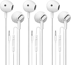 Wired Earbuds 3 Pack, in-Ear Headphones HiFi Stereo Earbu...