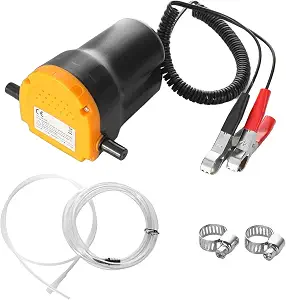 12V 60W Electric Oil Extractor Pump, Portable Fluid Transfer Pump for Cars, Boats, ATVs