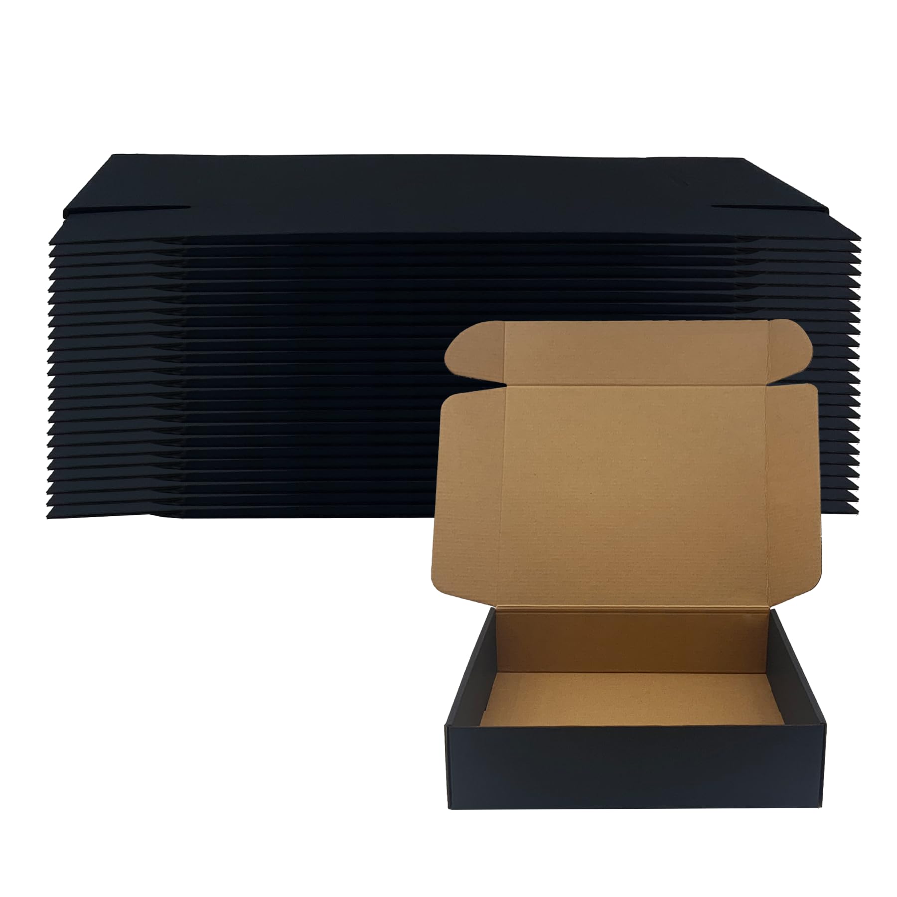 Paquete de 20 cajas de envío de 12 x 10 x 3 pulgadas, cajas de envío corrugadas, cajas de embalaje para productos, caja de cartón reciclable, sobres planos para regalos, pequeñas empresas por correo
