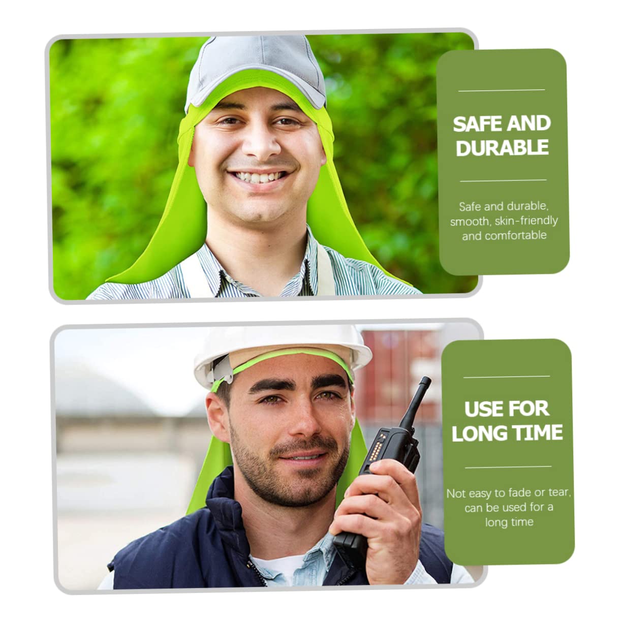Abaodam 6pezzi Cappelli Riflettenti per Sport Outdoor Cappelli di Raffreddamento Elasticizzati con Protezione UV e Scaldacollo Adatti per Ciclismo Escursionismo e attività all Aperto