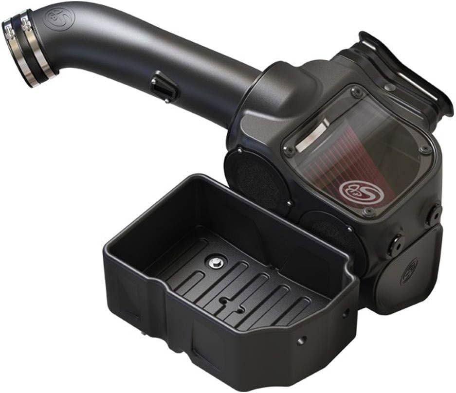S&B Filters 75-5085 Cold Air Intake For 2017-2019 Ford Powerstroke 6.7L (Oiled Cleanable, 8-ply Cotton Filter)