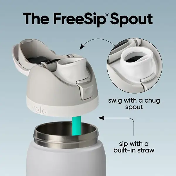 Owala FreeSip Stainless Steel Water Bottle 32 oz Denim 2