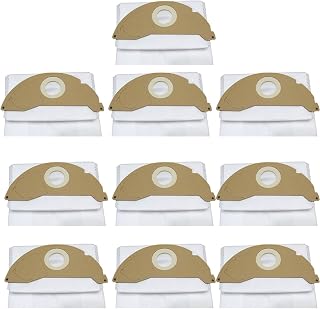 CNANRNANC WD2 A2004 - Bolsas para aspiradora WD2 A2004 (fieltro de 5 capas, 34,5 x 31 cm, 10 unidades), color blanco