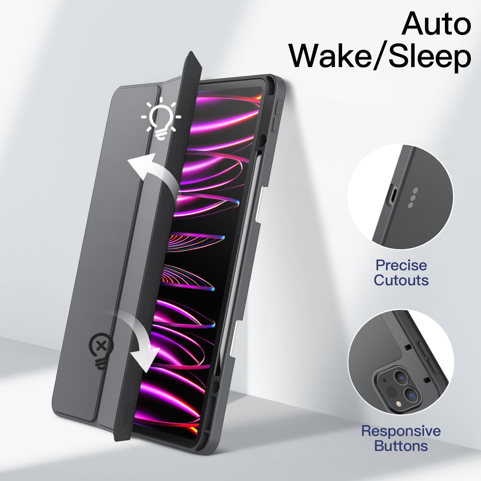 Amazon.com: JETech Case for iPad Pro 12.9-Inch (2022/2021/2020