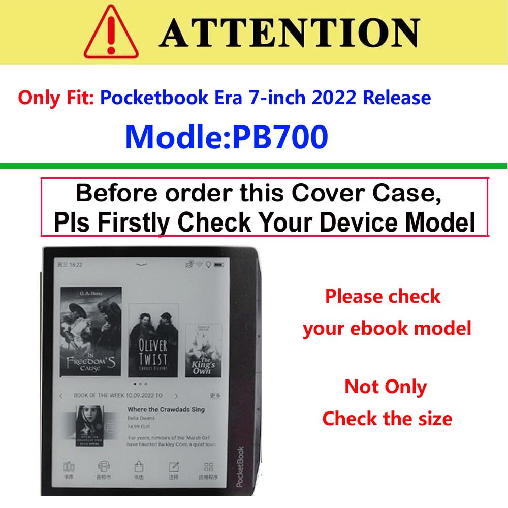 Capa De Couro De Bezerro Para Pocketbook Era Pb700 | Parcelamento sem juros Capa De Couro De Bezerro Para Pocketbook Era Pb700 | Parcelamento sem juros