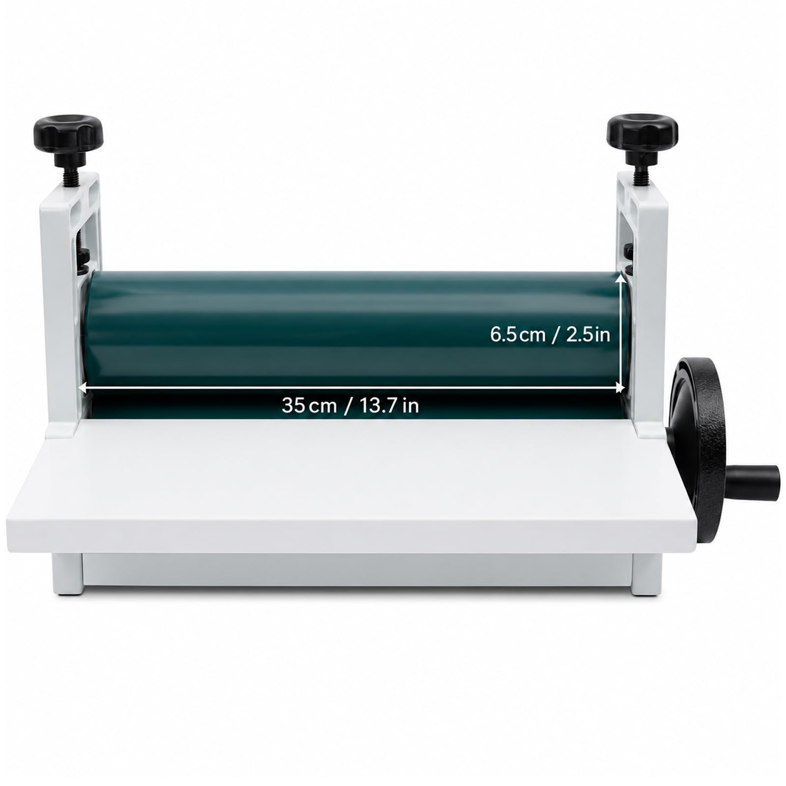 Plastificatrice a Freddo, Laminatore Manuale 350 mm con Telaio Pieghevole