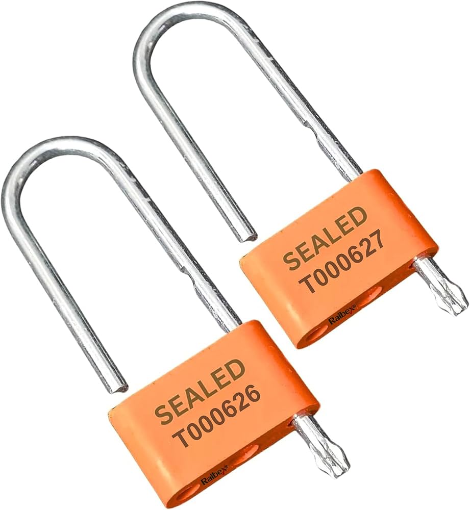 Amazon.co.jp: RAIBEX ; Let grow together コンテナ 南京錠シール 50