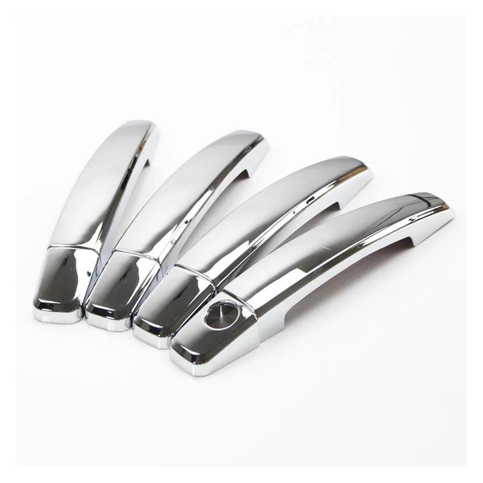 KJHOPY Chrome Door Handle Cover Trim Protection Sticker for Citroen C3 Mk1 2002 2003 2004 2005 2006 2008 2009(4 Door)
