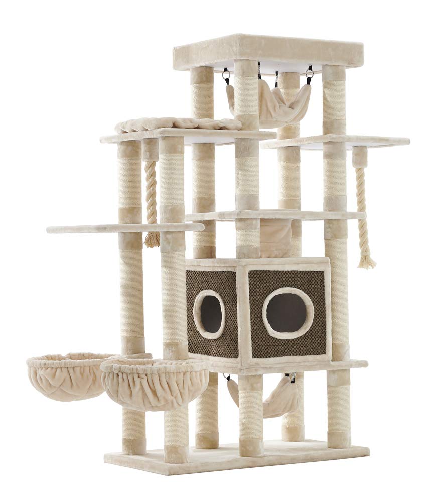 Nobby Kratzbaum GADI, Cream, 110 x 60 x 198 cm