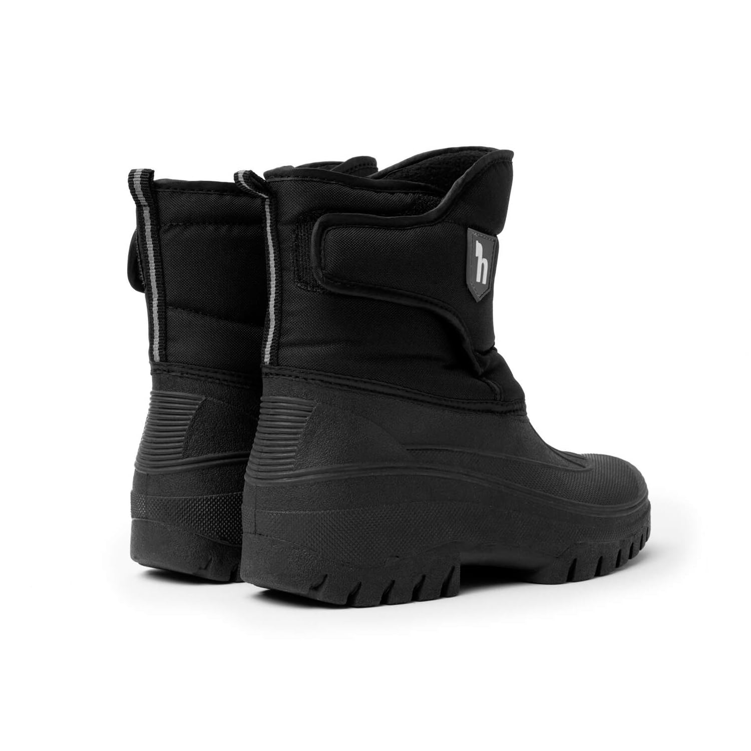 HORZE Stallschuhe wasserdicht Spirit, Stallstiefel Damen Kinder, Winterstallschuhe gefüttert, schwarz, 39