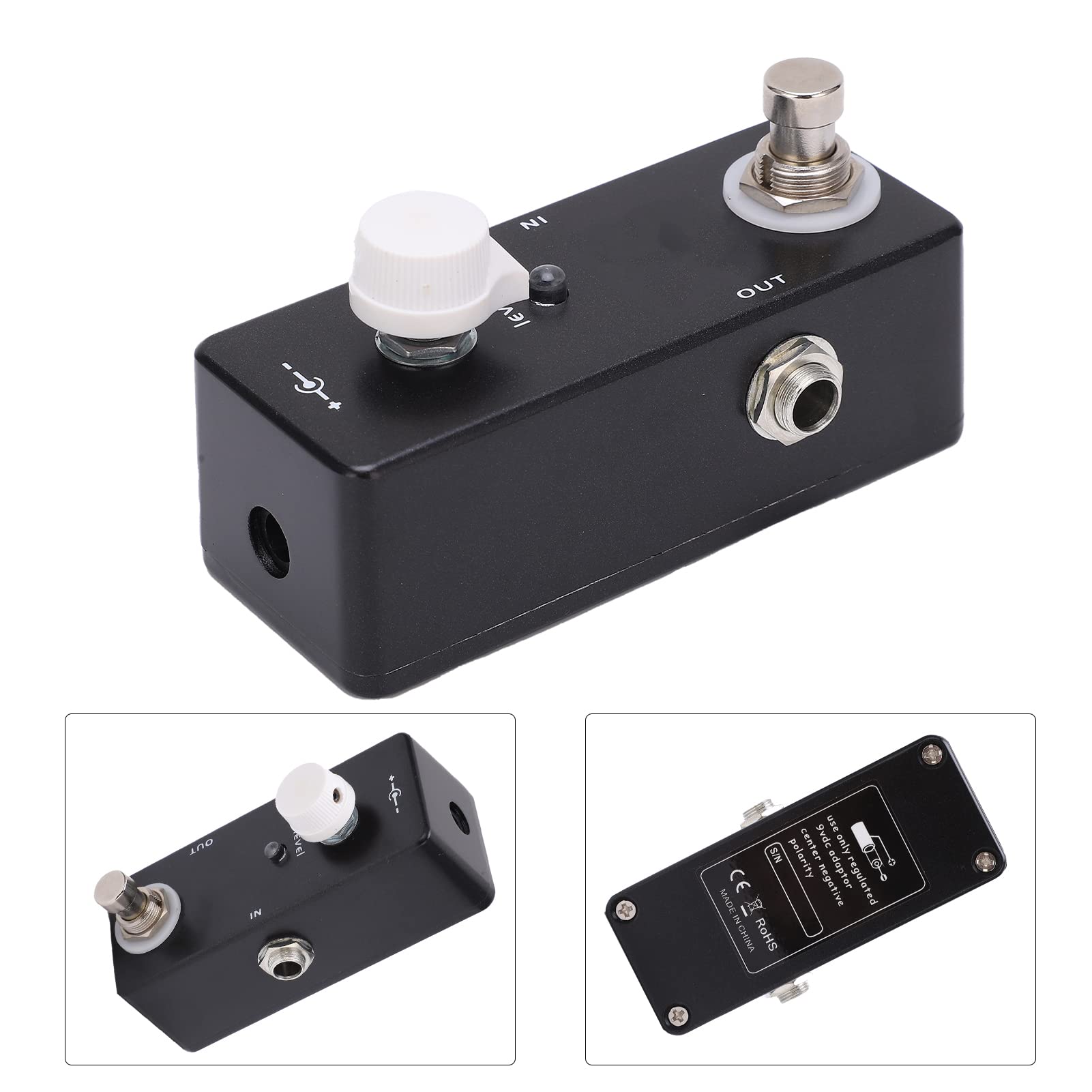 Pédale d'effet de Volume de Guitare, Accessoire d'accordage de Guitare Pédale d'effet de Guitare en Métal Fonctionnement Stable avec Accessoire d'accordage de Guitare True