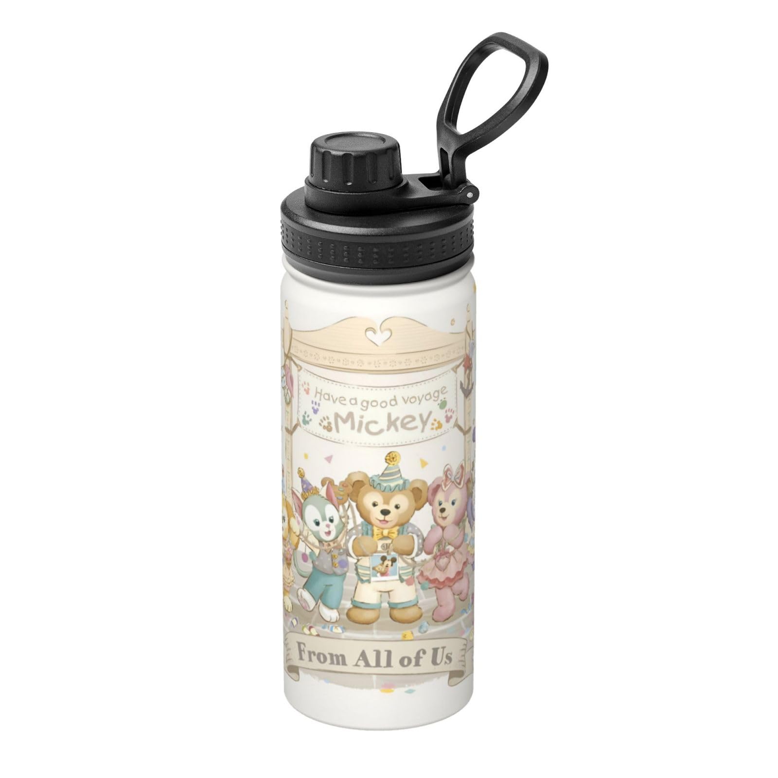 Amazon | ダッフィー フレンズ リーナベル 18oz 魔法瓶 ステンレス
