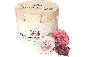 Organic Exotic Rose Sugar Scrub: Rejuvenate Your Skin with Nature's Embrace