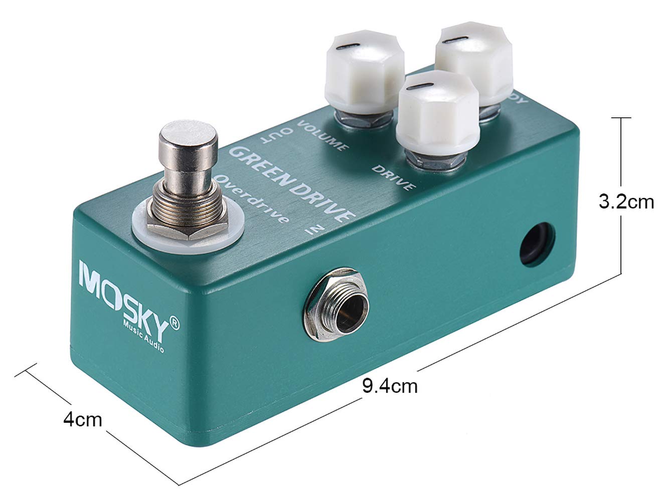 Amazon.com: MOSKYAUDIO Mini Green Drive Overdrive Guitar Effect Pedal