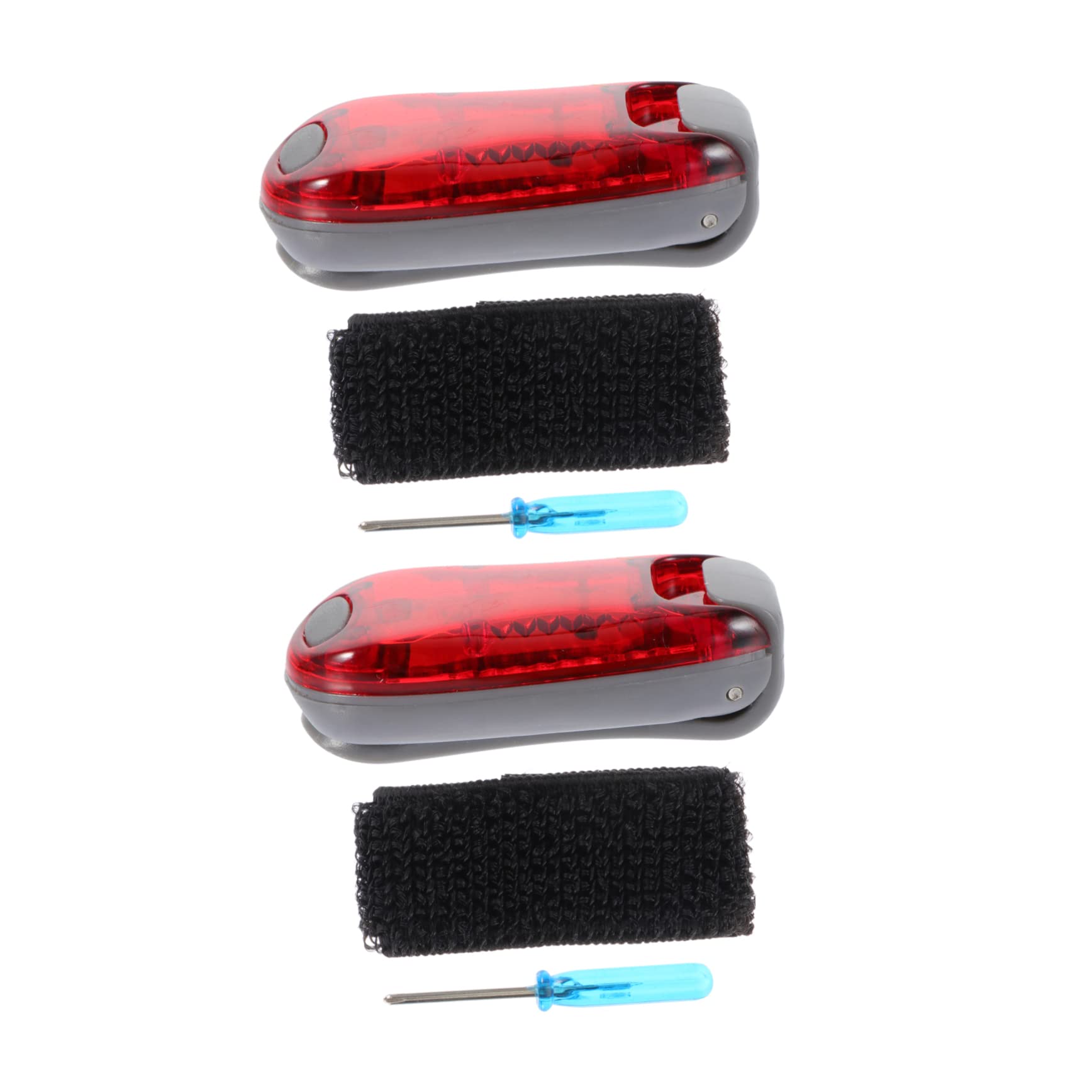 BRIGHTFUFU Clip Type Running Light Led Night Running Lamp for Outdoor 2pcs Safety Lamps for Cycling