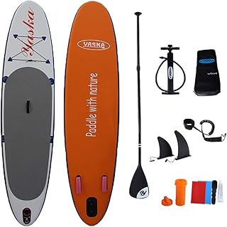 heqianqian Stand Up Inflatable Paddle Board Inflatable Stand Up Paddle Board Inflatable SUP Ideal Beginners Inflatable Paddleboard Kit For Adults Kids for Adults (Color : White, Size : 320x76x15cm)