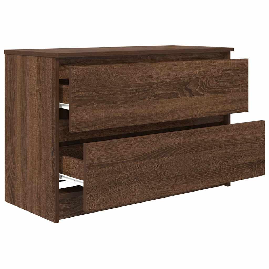 Stojak na telewizor w stylu vintage, rustykalna drewniana konsola telewizyjna z szufladami, 40 x 35 x 54 cm, stylowy stół do przechowywania multimediów, trwałe meble MDF do salonu