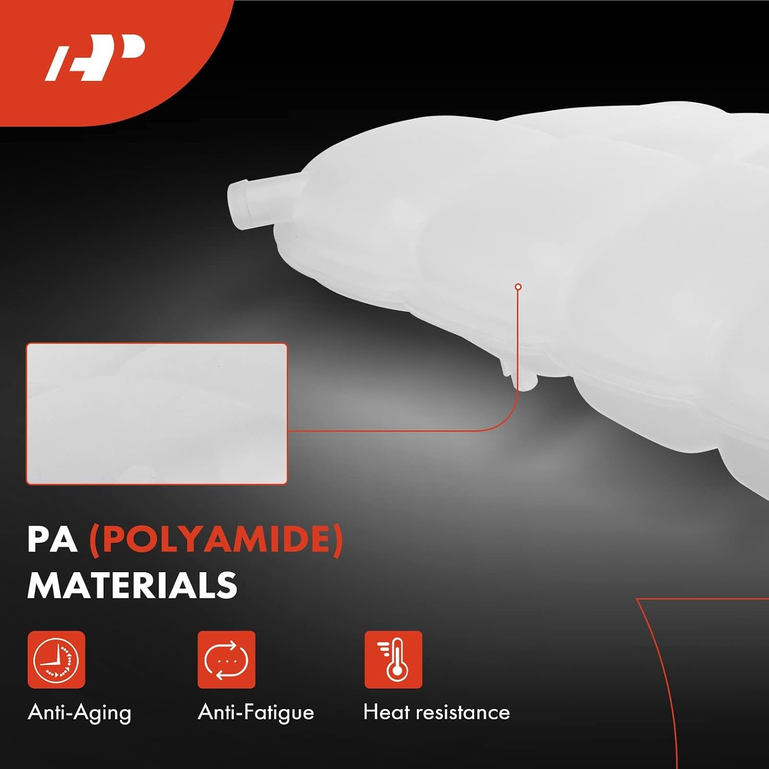 A-Premium Engine Coolant Overflow Recovery Reservoir Tank [with Cap] Compatible with Ford Escape 2013-2016 & Focus 2013-2018 & Transit Connect 2014-2018
