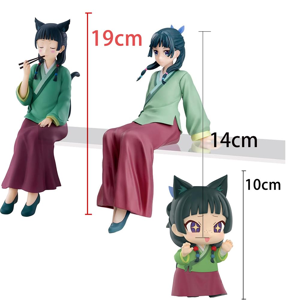 Noowye Maomao Figura de acción Anime Maomao Figuras con Taburete - 12 cm Anime Niña Estatua Dibujos Animados Personaje Sentado Pose Modelo PVC Decoración de Escritorio Adornos Noowye Maomao Figura de acción Anime Maomao Figuras con Taburete - 12 cm Anime Niña Estatua Dibujos Animados Personaje Sentado Pose Modelo PVC Decoración de Escritorio Adornos