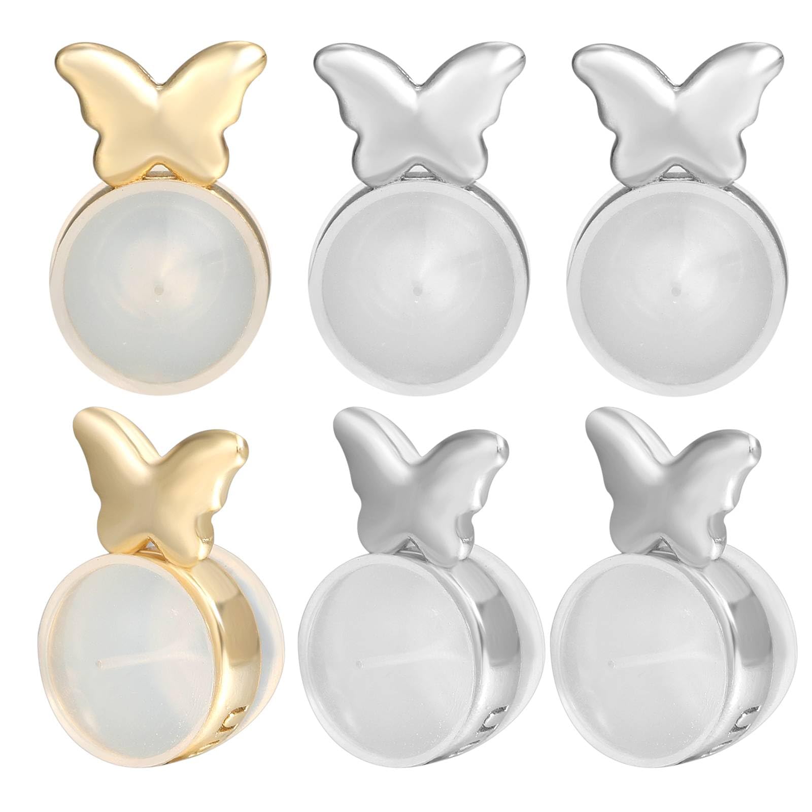 320 Fermoirs Pour Boucles D'Oreilles - 6 Styles En Caoutchouc, Métal, Plastique - Avec Boîte De Rangement