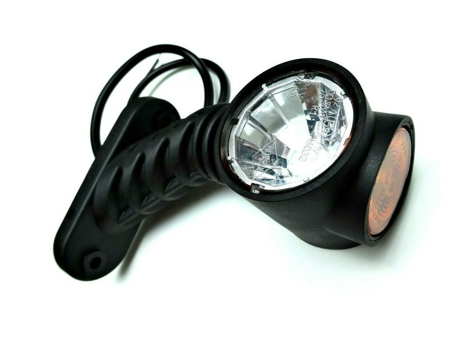 2 luces LED de gálibo E9 R + L para camiones, remolques