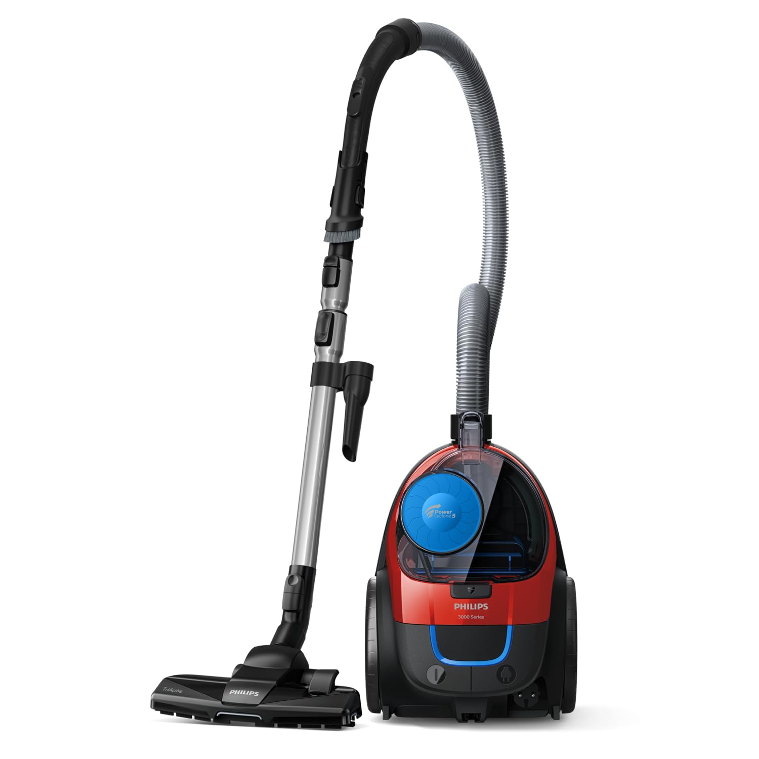 Philips PowerPro Compact FC9330/09 - Aspirador, Sistema Ciclonico sin Bolsa, Deposito 1.5 L, Facil de Limpiar