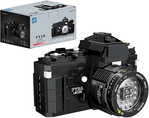 Uvini - Cámara de bloques de construcción, juguetes STEM de bricolaje, juego de ladrillos de construcción de edificios, el mejor regalo para