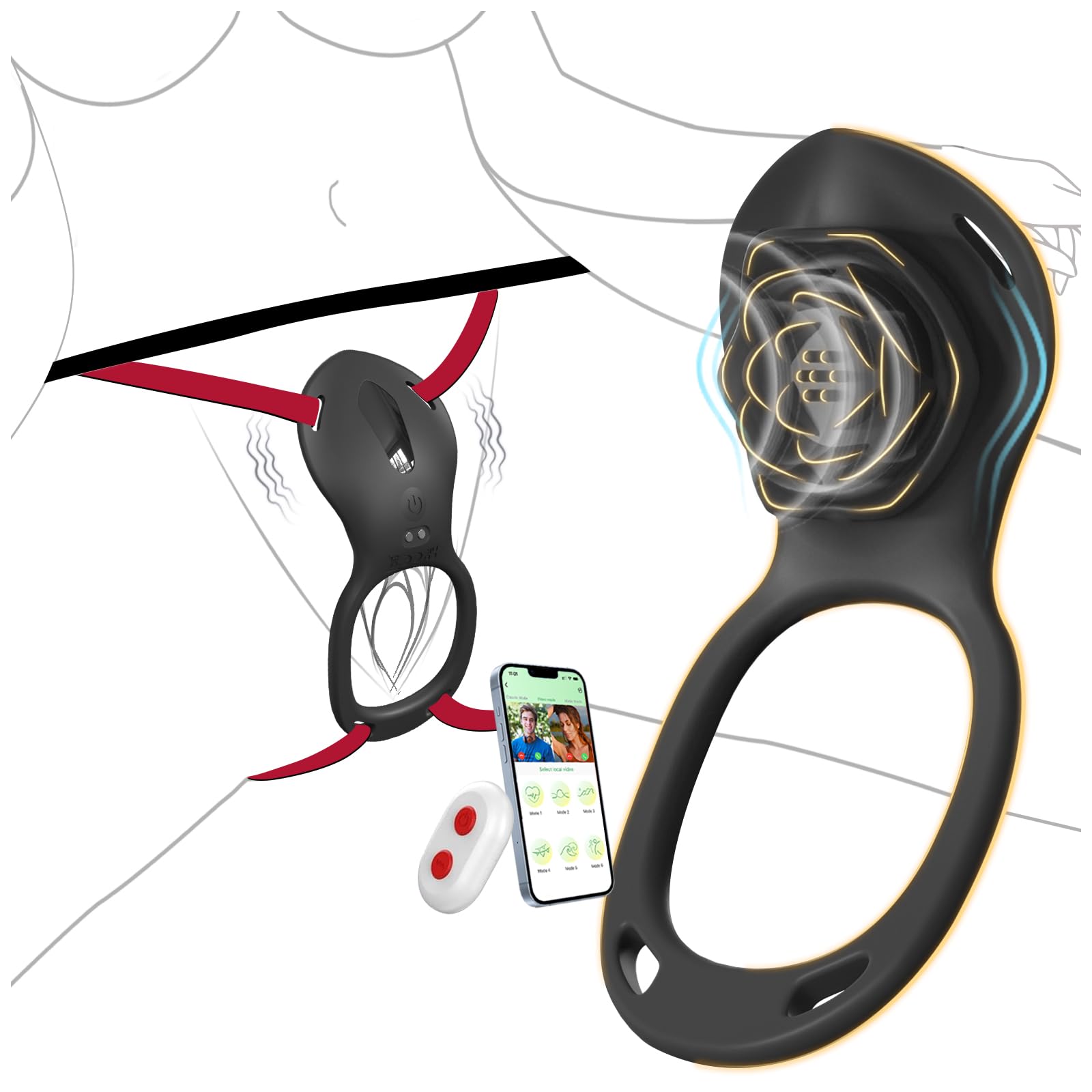 Strap On Sex Swing Machine, Small Quiet Clitoral Vibrators, Mens Male Penis Sex Toys for Men Women Pleasure, Juguetes Sexuales para Mujer, ZOOPLOU Nipple Sex Toy Stimulation