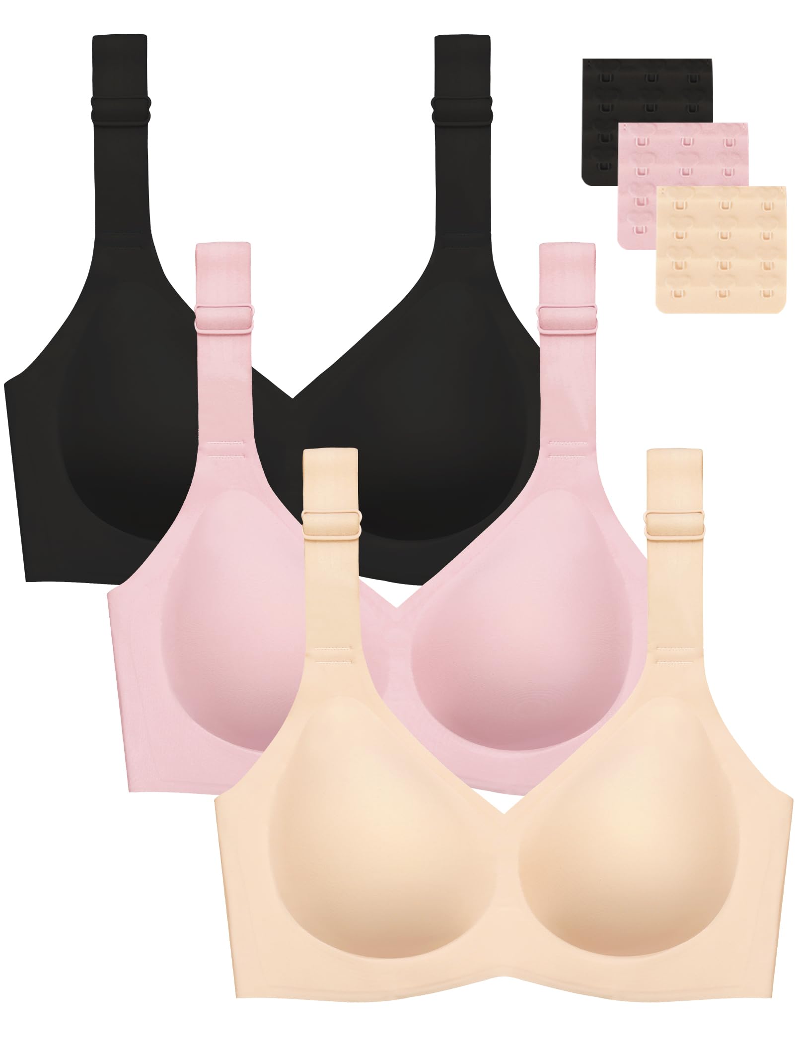 Gailife Wireless Bra 3-Pack