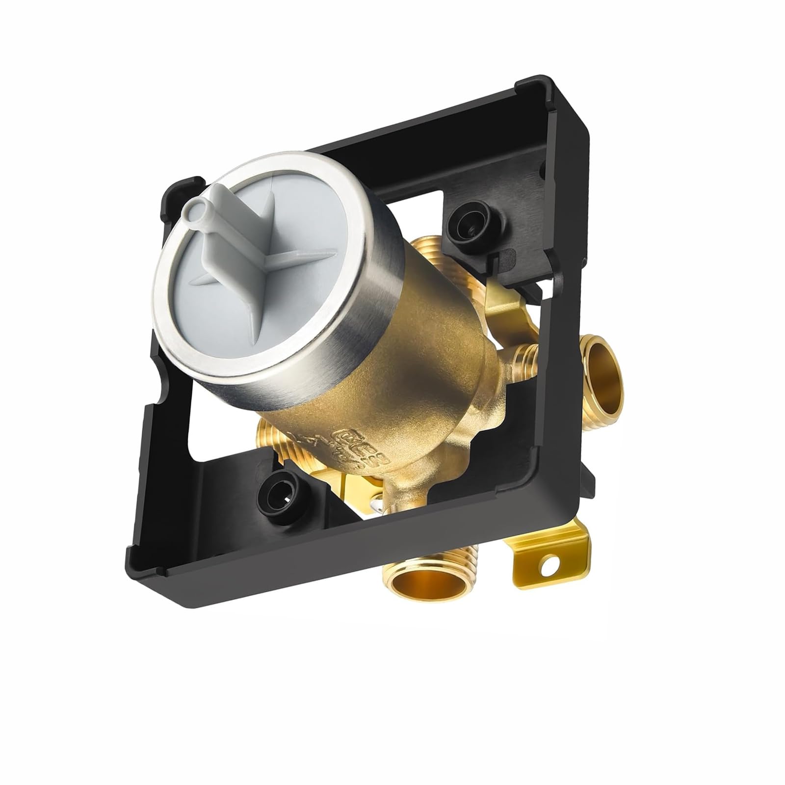 R10000 Corpo valvola doccia universale compatibile con Delta 13 14 17 17T Series, valvola grezza in ottone per kit di finiture per vasca e doccia