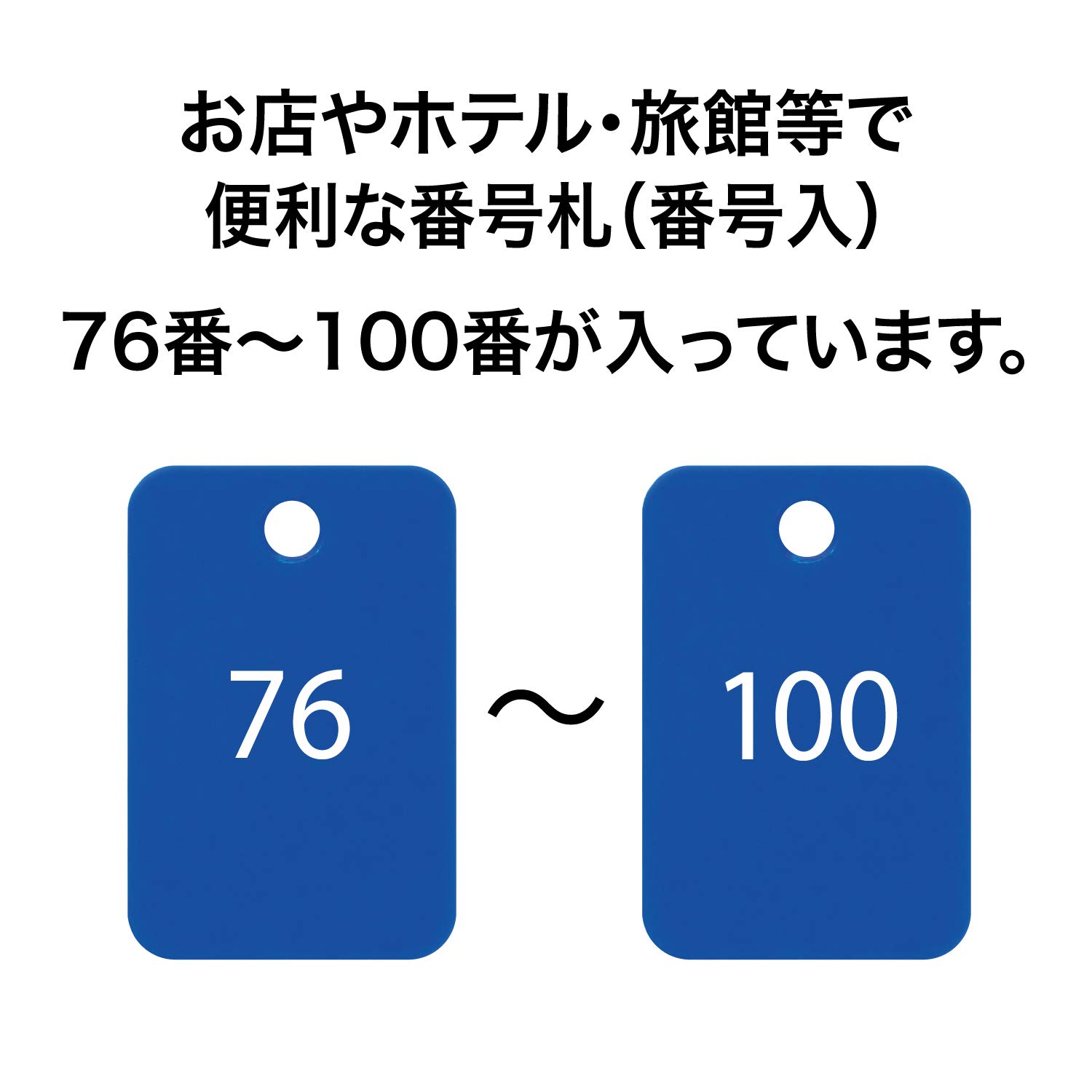 Amazon.com : Open Industries BF-57-BU Number Tags, Square