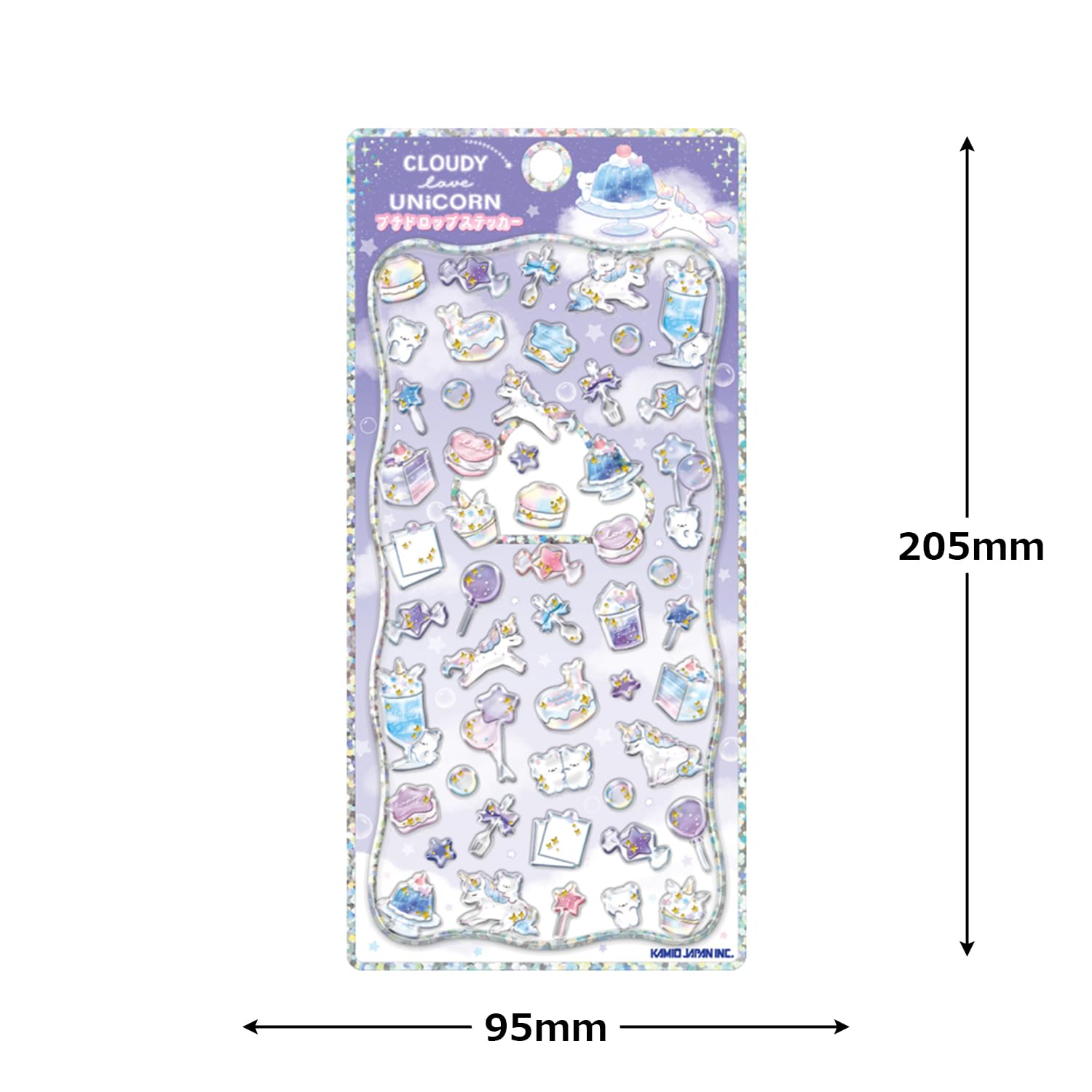 Amazon | カミオジャパン ステッカー プチドロップステッカー CLOUDY