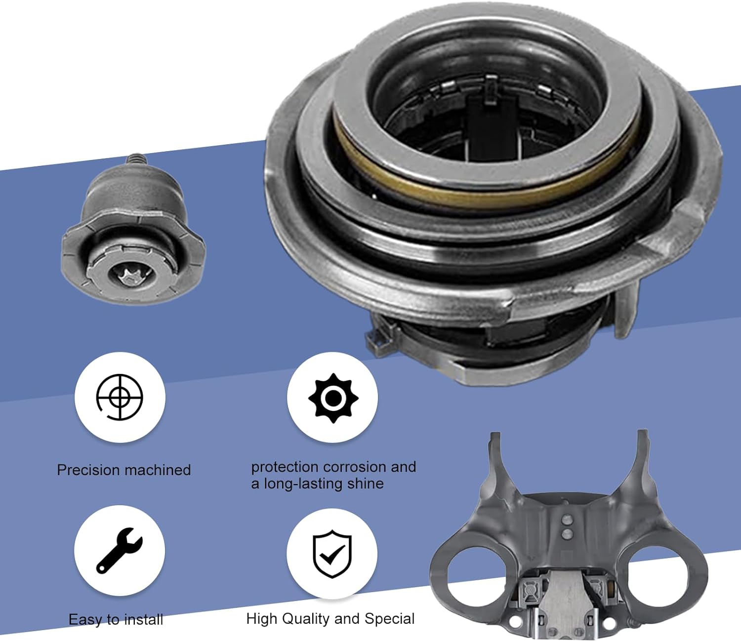 6DCT250 DPS6 Auto Transmission Clutch Kit with Clutch Release Fork Lever Fits Ford Focus 2011-up/Fiesta 2012-up/B-MAX2012-up/EcoSport 2013-up/Figo 2014-up