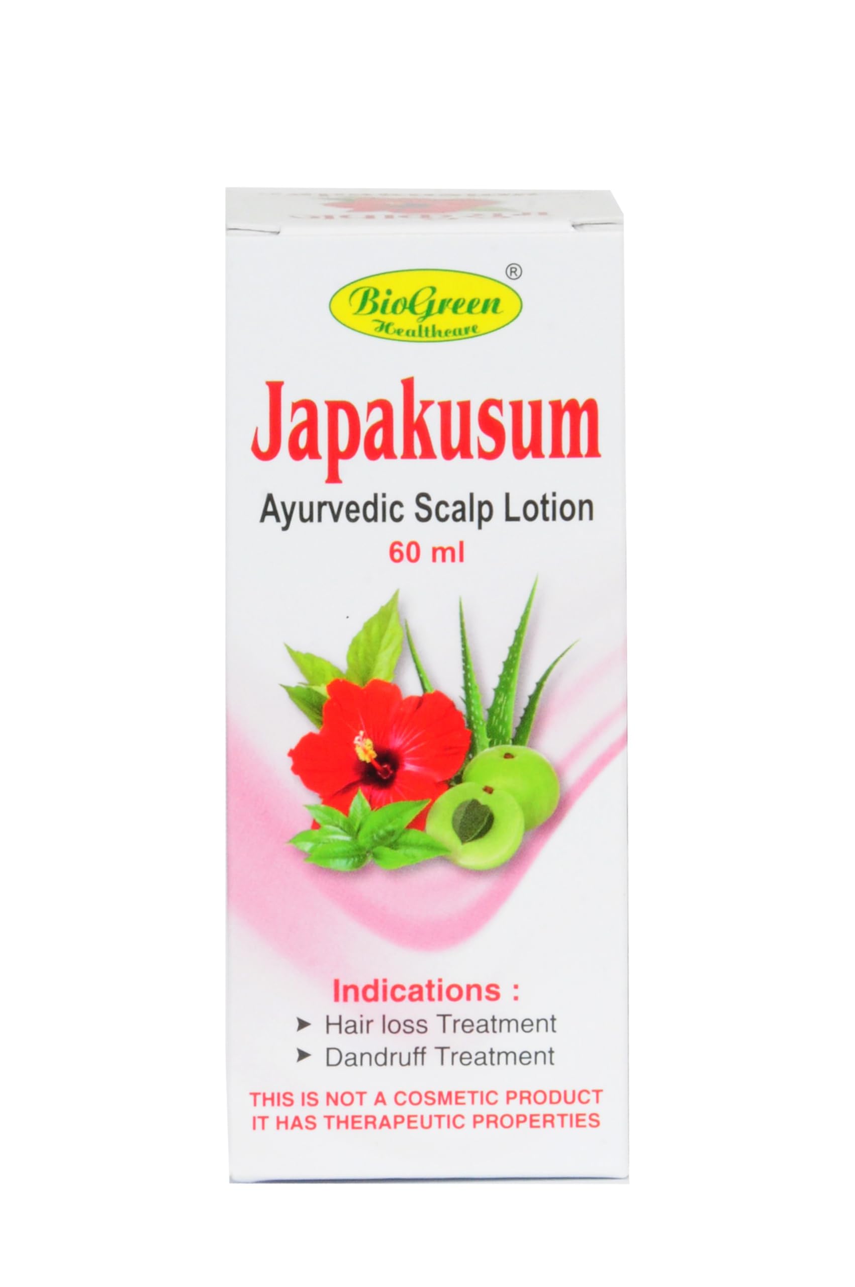 JAPAKUSUM Hibiscus Ayurvedic Scalp Lotion 60ml