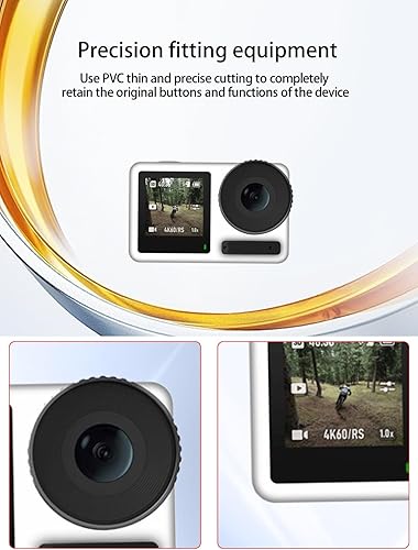 Miniatura 7 de Película protectora para cámara DJI Osmo Action 4Action 3, adhesivo de película protectora WUNIAK resistente a los arañazos y al desgaste,