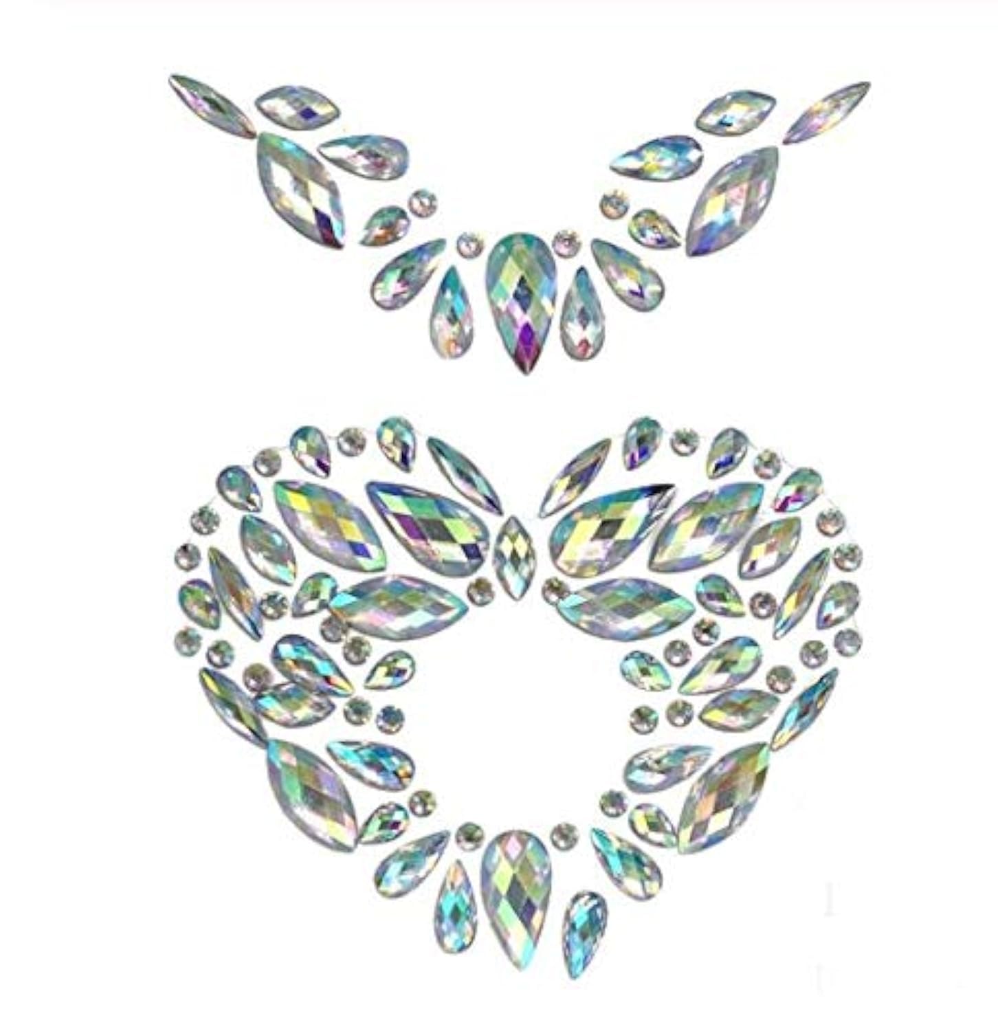 Topz Belly Button Ring Rhinestone body gems body jewels self adhesive sticker festival fashion body jewellery Decrations Body Glitter Tattoo Beauty